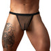 Male Power Fishnet 2.0 G-String Black O/S