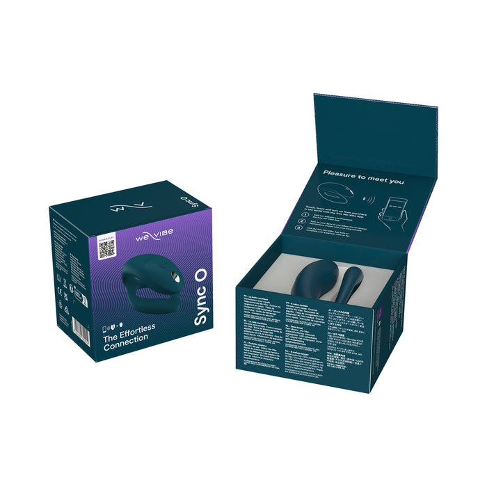 We-Vibe Sync O Rechargeable Remote Control Couples Vibrator Velvet Green