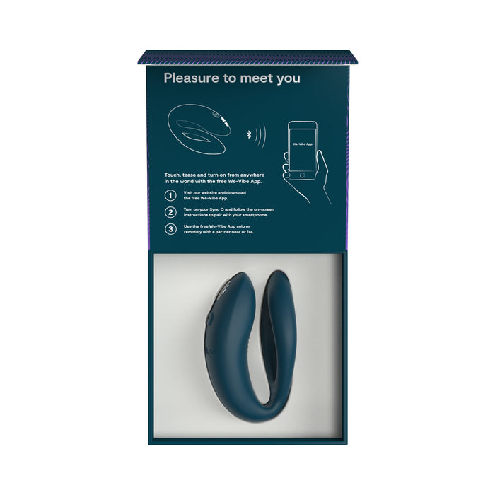 We-Vibe Sync O Rechargeable Remote Control Couples Vibrator Velvet Green