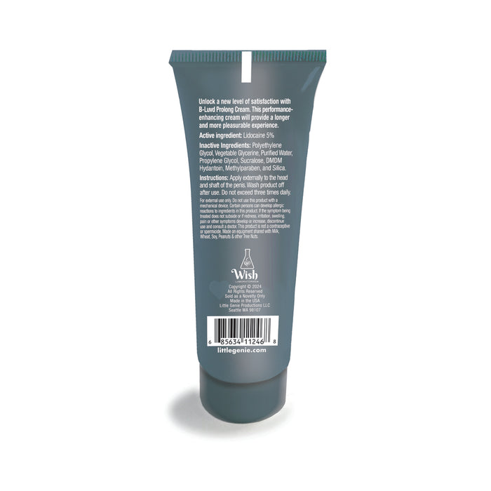 B-Luvd Erection Prolong Cream 2 oz.