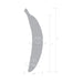 Glas Banana Joy 7 in. Glass Dildo