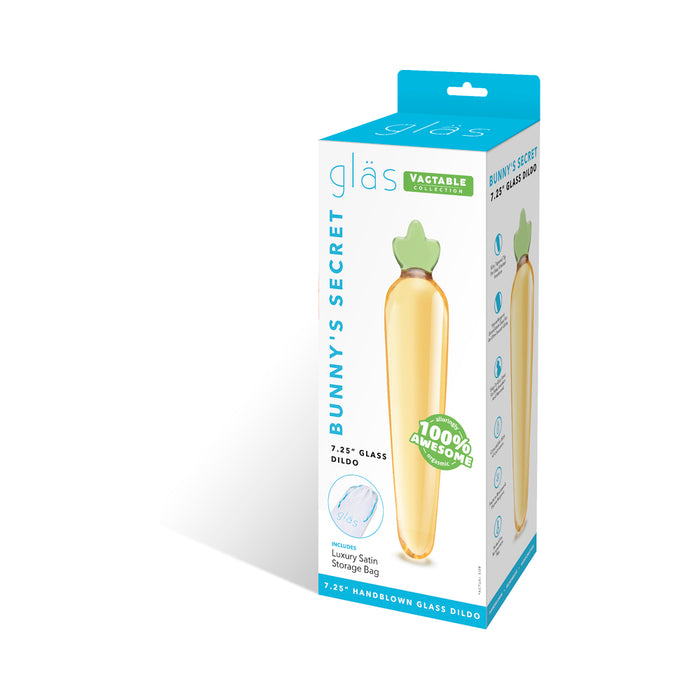 Glas Bunny's Secret 7.25 in. Glass Dildo