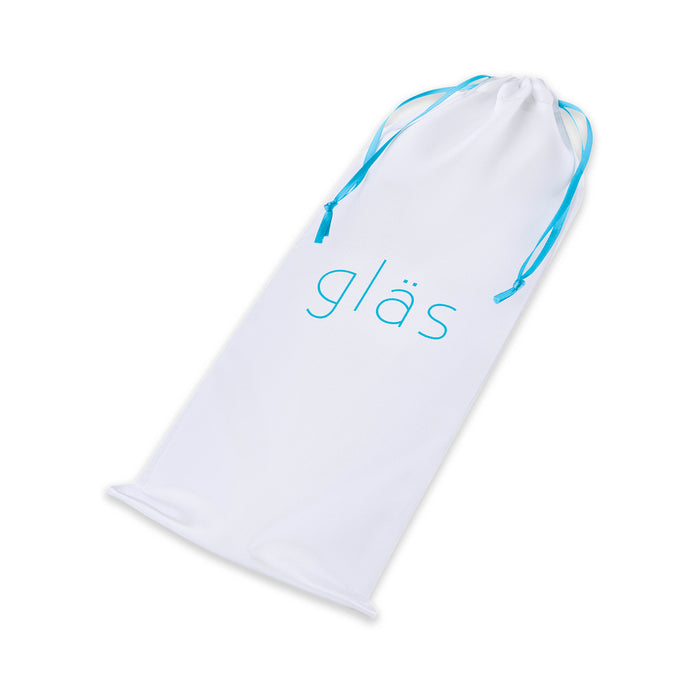 Glas Eggplant Ecstasy 7.25 in. Glass Dildo