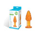 Glas Cornstar 4 in. Glass Butt Plug