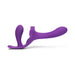 Together Lock-In Dual-Ended Vibrating Strap-on & Harness Set