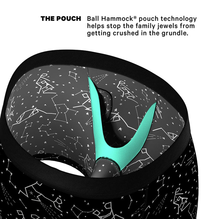 Shinesty The Big Bang Glow-in-the-Dark Constellation Ball Hammock Pouch Underwear with Fly L