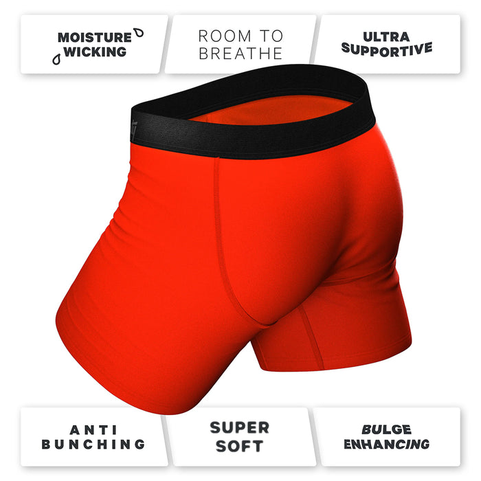 Shinesty The Coney Islands Hot Dog Ball Hammock Pouch Underwear with Fly M