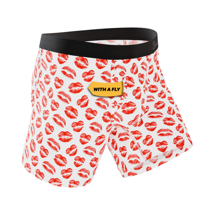 Shinesty The Pucker Up Lipstick Kiss Ball Hammock Pouch Underwear with Fly L