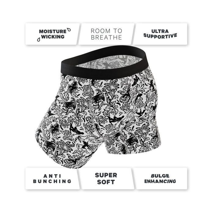 Shinesty The Racy & Lacy Provocative Lace Ball Hammock Pouch Underwear with Fly S