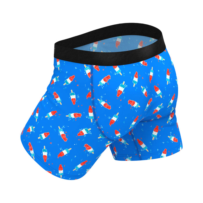 Shinesty The Popsicle Stick Apex USA Ball Hammock Pouch Underwear with Fly 2XL