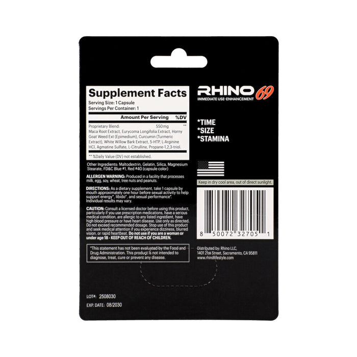 Rhino 69 Capsules 24-Pack Display