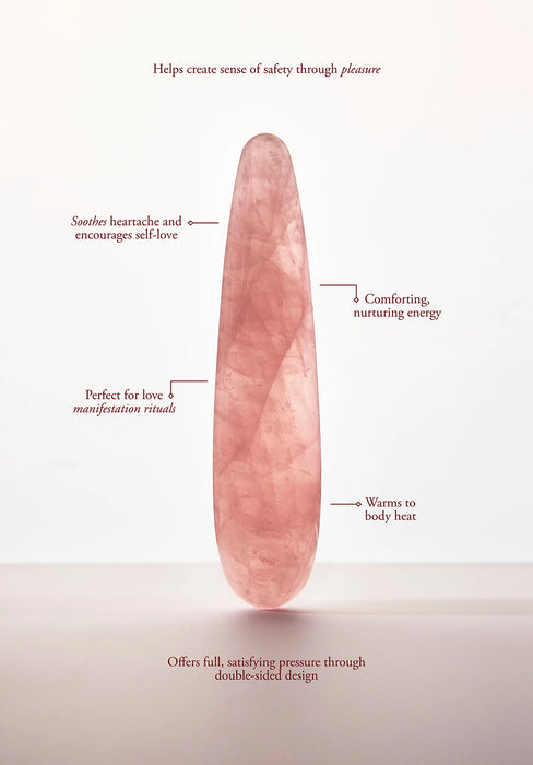 Chakrubs Heart Original Rose Quartz Wand