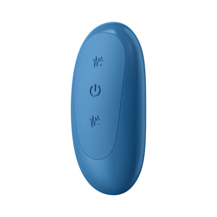 Luv Inc Ws38: Wavy Strap On Luv Vibe Blue