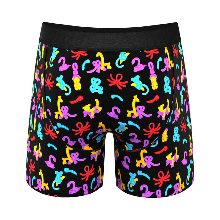 Shinesty The Knot Tonights Balloon Animal Ball Hammock Pouch Underwear with Fly XL