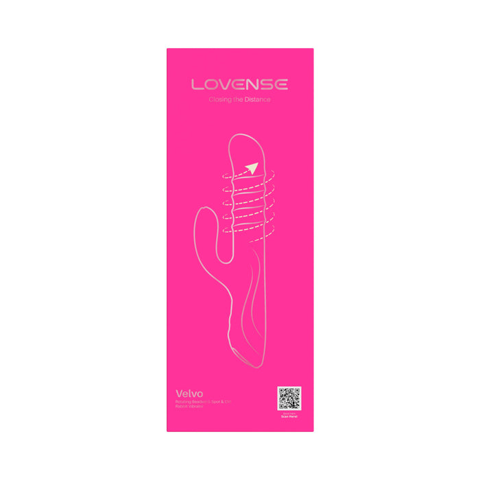 Lovense Velvo Rotating Beaded G-Spot & Clit Rabbit Vibrator