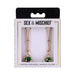 Sportsheets Sex & Mischief Indica Crystal Nipple Clips