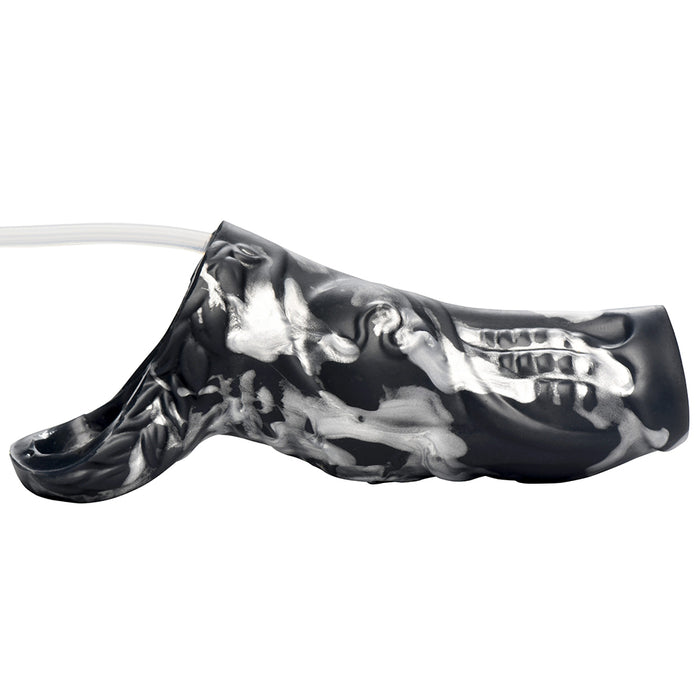 Creature Cocks Night Prowler Squirting Silicone Penis Enhancer Silver