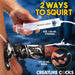 Creature Cocks Night Prowler Squirting Silicone Penis Enhancer Silver