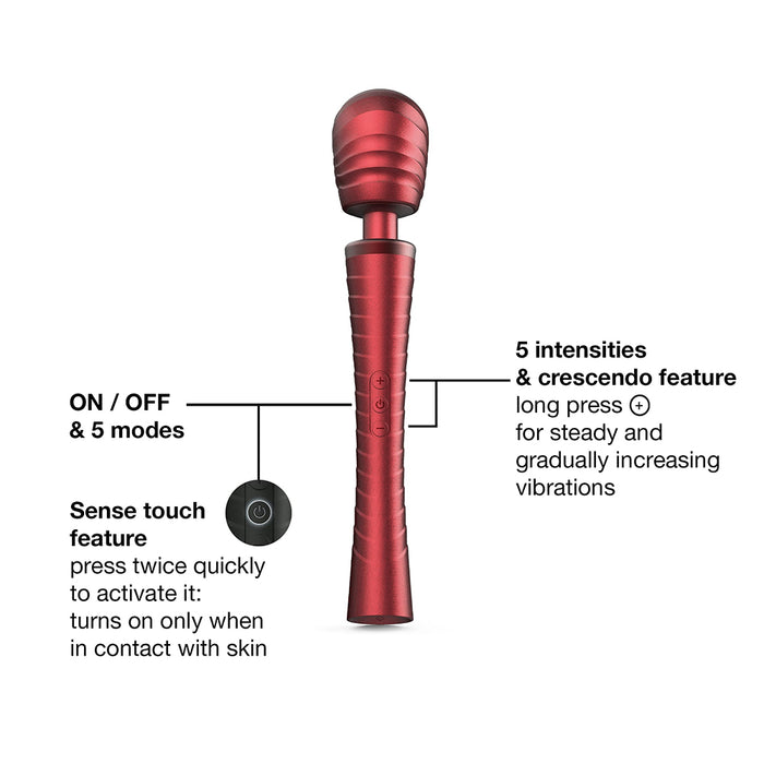 MAN WAN Edgy Velvet Red
