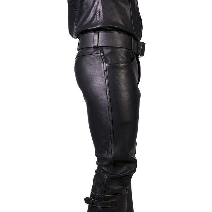 Prowler RED Leather Jeans Black 33 in.