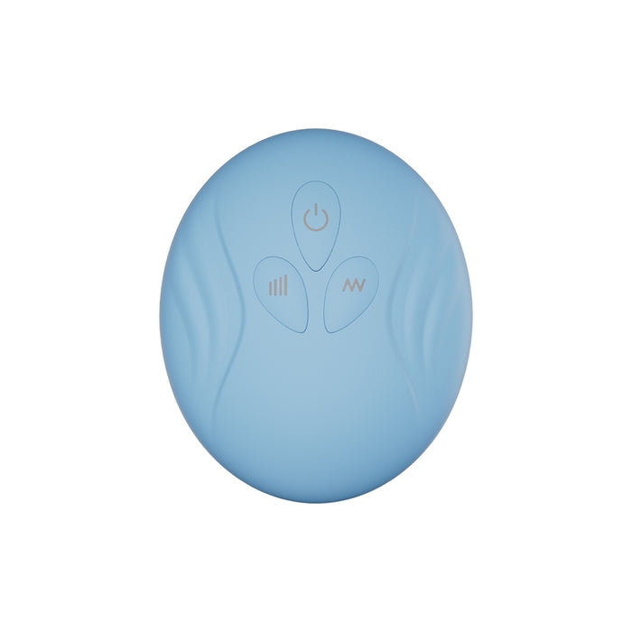 SVibe Snail JOVI Arc Couples Ring Blue Haze