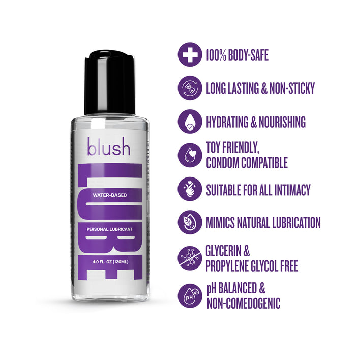 Blush Lube Water Based 4 oz.