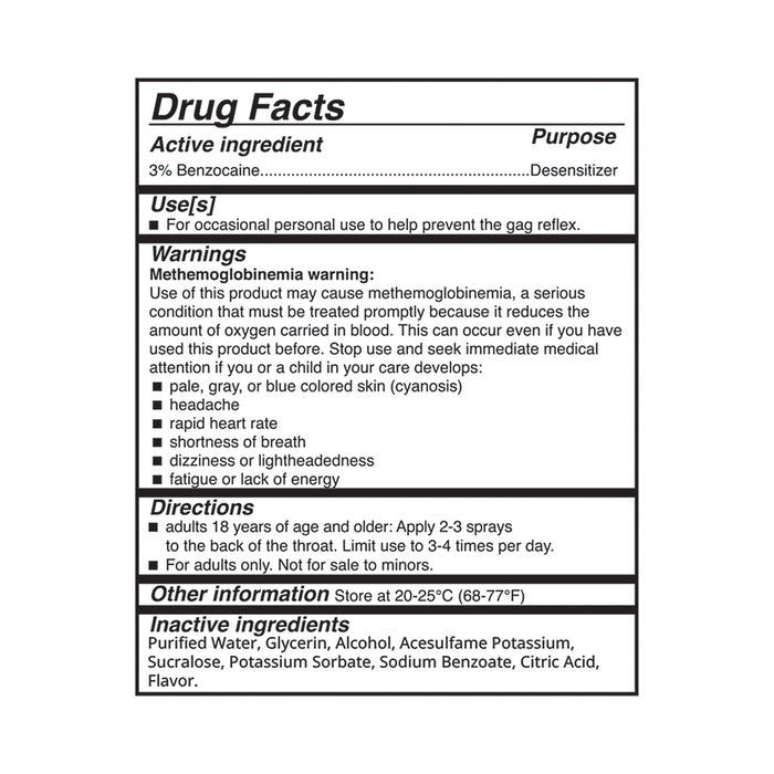 Adam & Eve Deep Throat Desensitizing Spray Strawberry