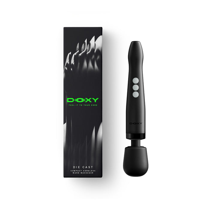 Doxy Die Cast Compact Cordless Wand Black