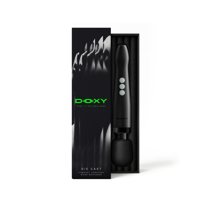 Doxy Die Cast Compact Cordless Wand Black