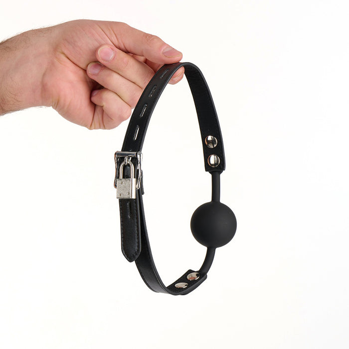 Me You Us Silicone Locking Ball Gag