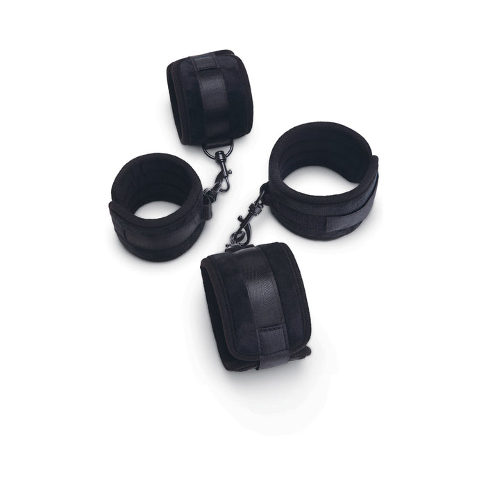 Me You Us Padded Velvet Wrist and Ankle Cuff Set