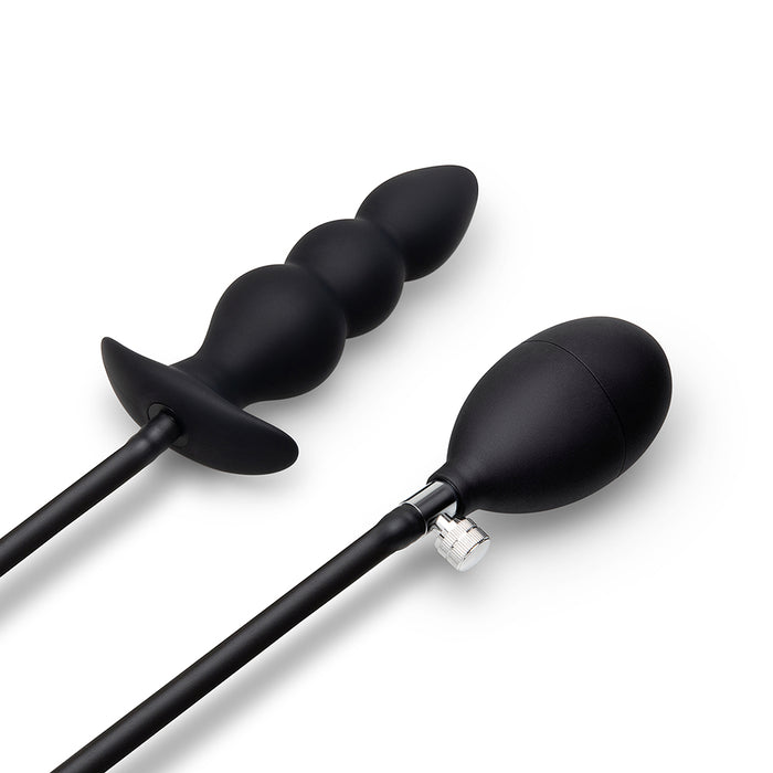 b-Vibe Beaded Inflatable Anal Plug with Hand Pump
