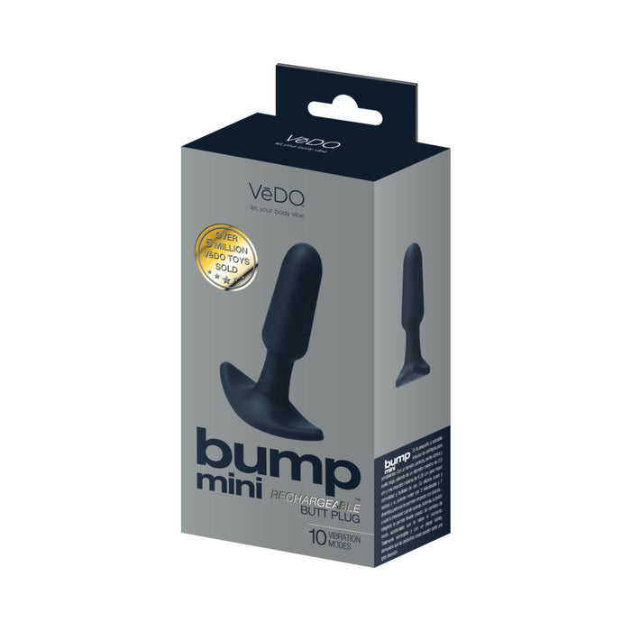 VeDO Bump Mini Rechargeable Anal Plug Black