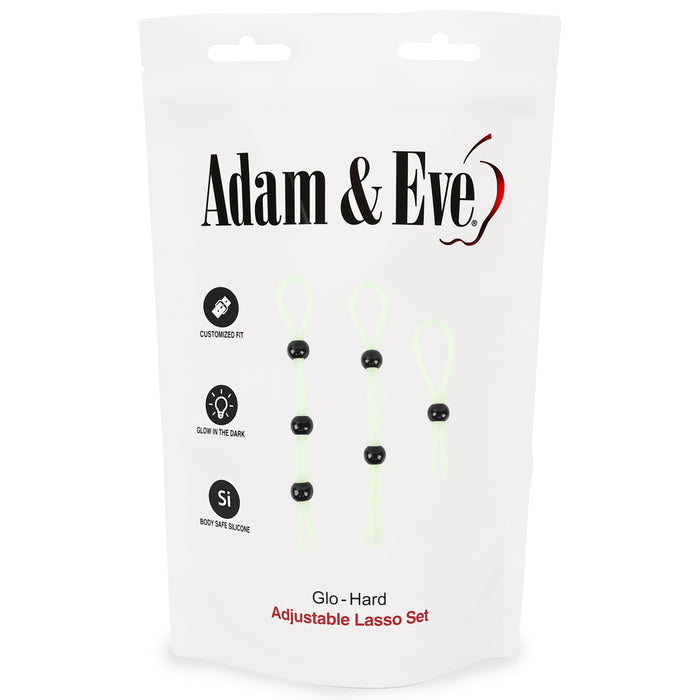 Adam & Eve Glo-Hard Adjustable Lasso Set