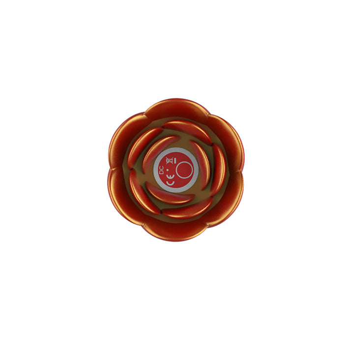 Adam & Eve Beaded Rose Blossom Silicone Anal Vibrator
