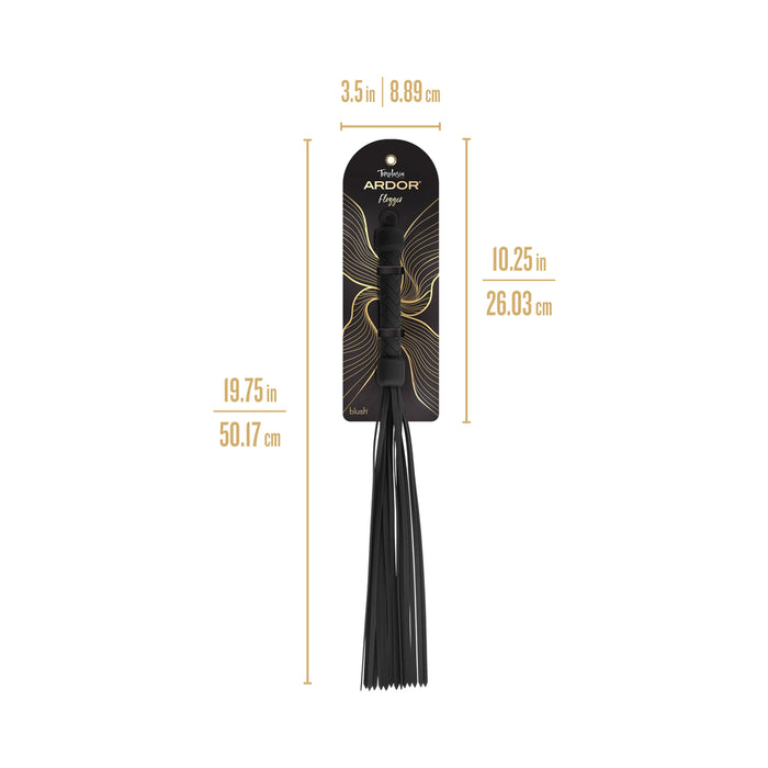 Temptasia Ardor Flogger Black