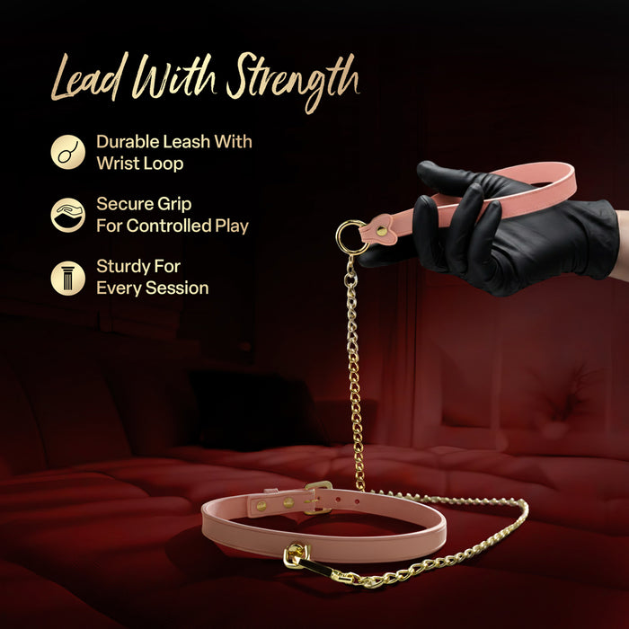 Temptasia Ardor Collar & Leash Pink