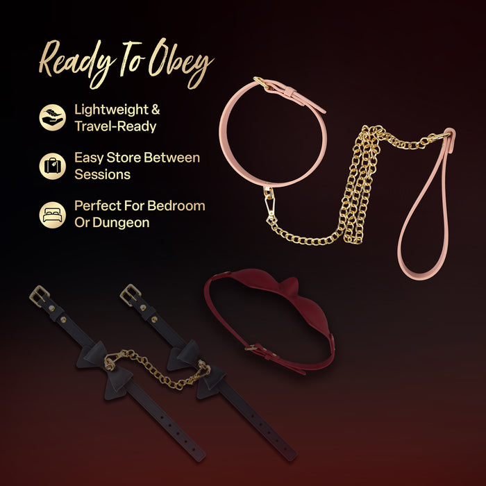 Temptasia Ardor Collar & Leash Pink