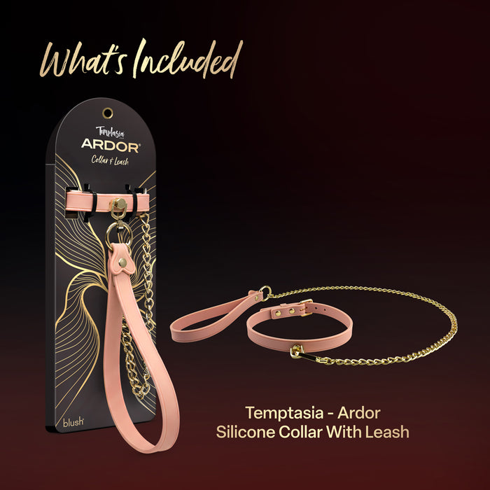 Temptasia Ardor Collar & Leash Pink