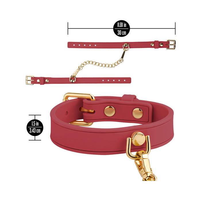 Temptasia Ardor Wrist & Ankle Restraints Red