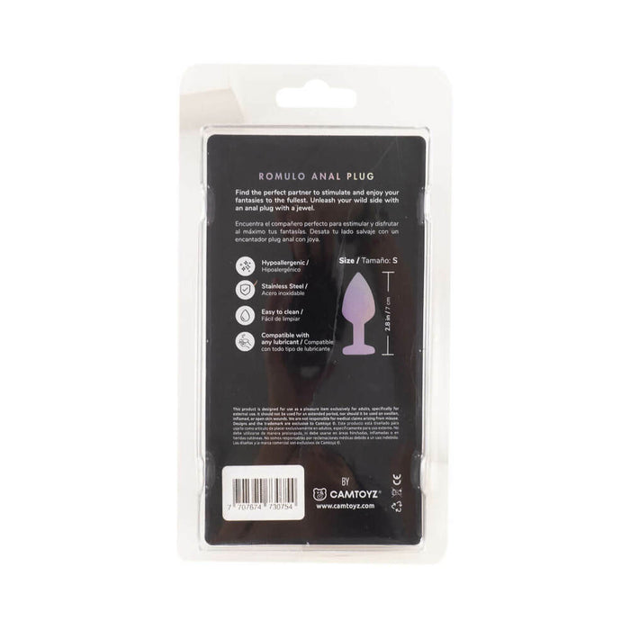 Camtoyz Silver Anal Plug Romulo