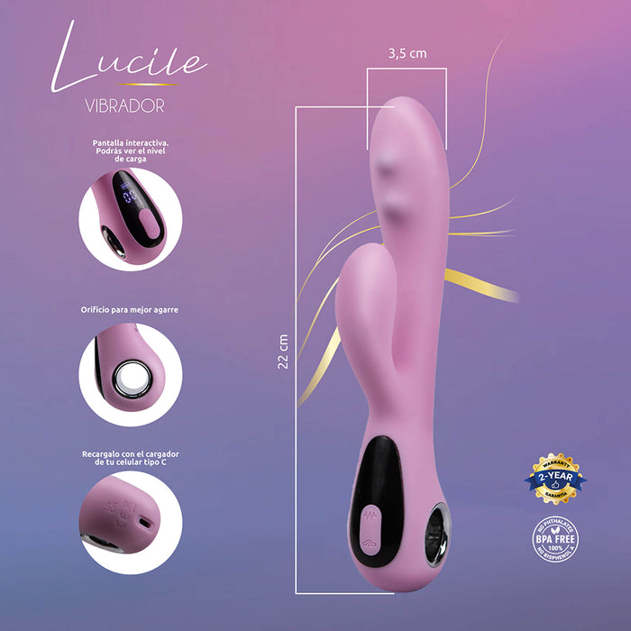 Camtoyz Rabbit Vibrator USB-C Charging Lucile