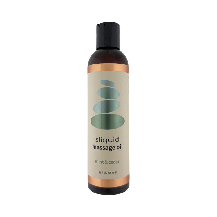 Sliquid Massage Oil Mint & Cedar 8.5 oz.