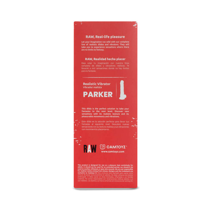 Camtoyz Raw Parker Realistic Vibrating Dildo