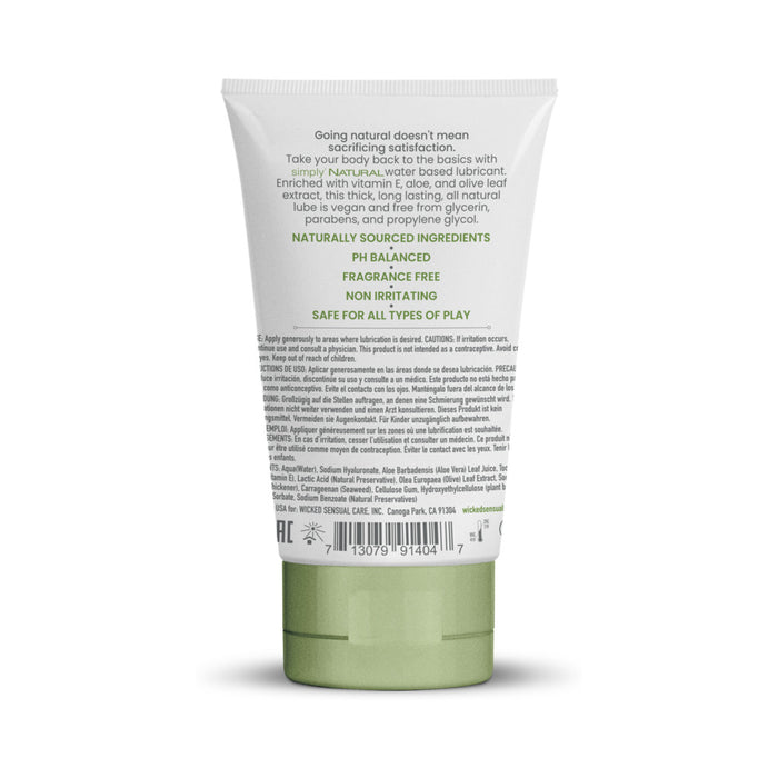 Wicked Simply Natural Aqua Enhanced with Olive Leaf Extract 4oz