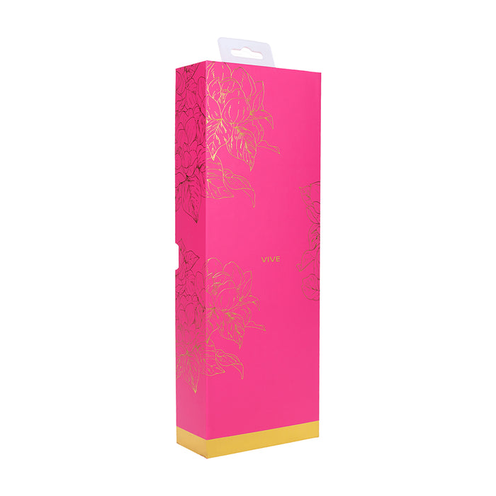 VIVE Fiore Rechargeable G-Spot Air Wave and Tapping Flared Clit Stimulator Pink