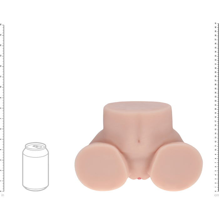 Xkin Bodyforms Rina Brooks Dual Entry Vibrating Masturbator Beige