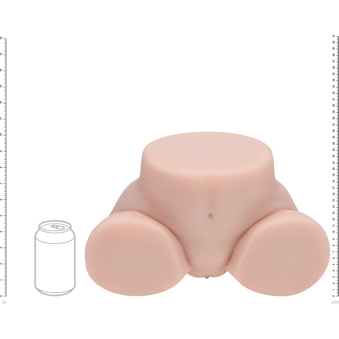 Xkin Bodyforms Vivica Lenore Dual Entry Vibrating Masturbator Beige