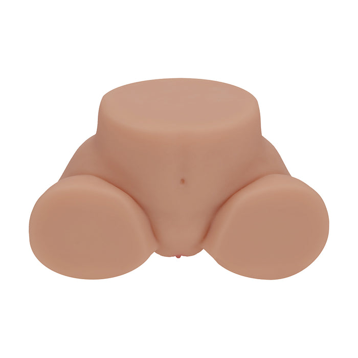 Xkin Bodyforms Lux Arden Dual Entry Vibrating Masturbator Tan