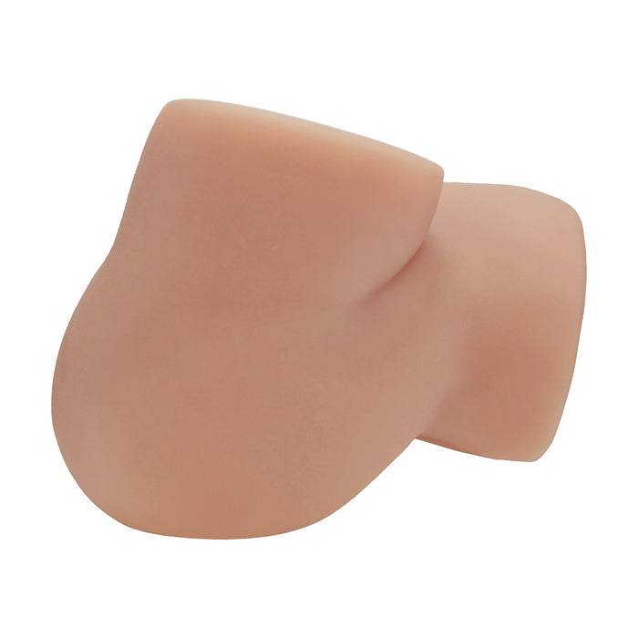 Xkin Bodyforms Lux Arden Dual Entry Vibrating Masturbator Tan